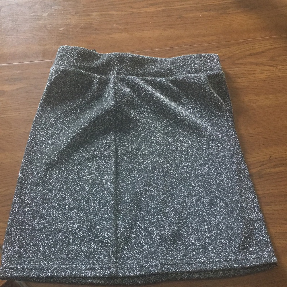 Black sparkling skirt